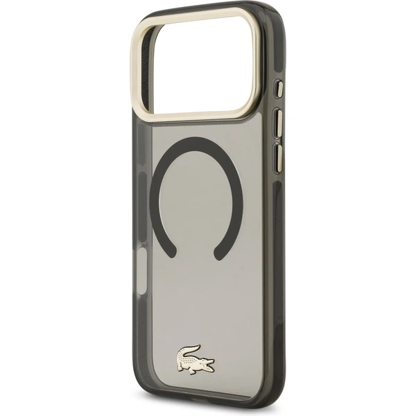 Lacoste PC/TPU Frosted Finish Gold Logo MagSafe kryt iPhone 17 Pro Max černý - Pouzdra - Obrázek 1bc9ba27876542d99f3576df6a7f11f1