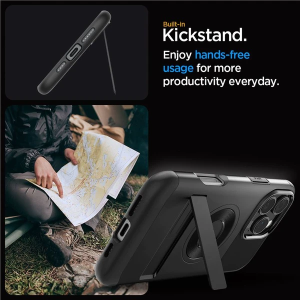 Spigen Slim Armor MagSafe kryt iPhone 16 Pro Max black - Pouzdra - Obrázek 1bcb3089352f497782dc312ebd47f45f