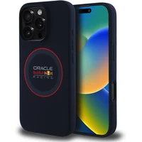 Oracle Red Bull Racing Silicone Red Ring MagSafe kryt iPhone 16 Pro Max modrý - Pouzdra