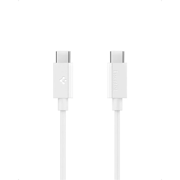 Spigen Essential USB-C/USB-C napájecí kabel 60W 2m bílý - Kabely a redukce - Obrázek 1bdbb38ca83641fba630b89091036721