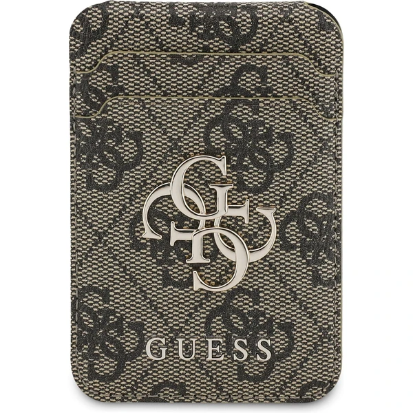 Guess 4G Metal Logo MagSafe Cardslot peněženka se stojanem hnědá - Peněženky - Obrázek 1bf828626e1d42218b44788b7b5868d3
