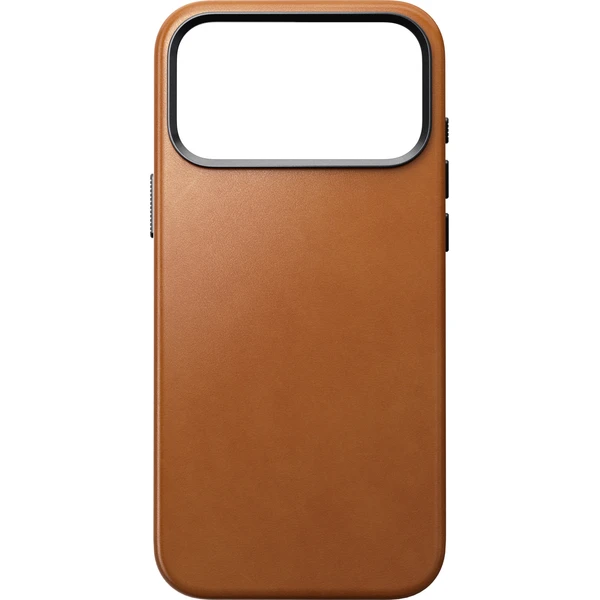 Nomad Traditional Leather (Horween) MagSafe kožený kryt iPhone 18 Pro Max Saddle - Pouzdra - Obrázek 1c0cc3395ad64bb6adc8b0fc74734b52