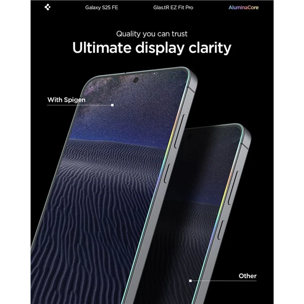 Spigen Glass tR EZ Fit Pro HD sklo Samsung Galaxy S25 FE čiré (1 ks) - Ochranné folie a skla - Obrázek 1c148b7b353d49208cb0e2a3230d1ea8