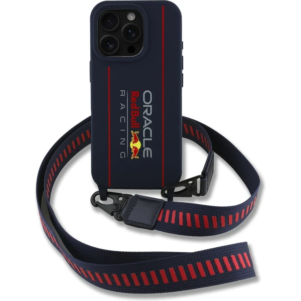 Oracle Red Bull Racing Silicone Vertical Logo MagSafe zadní kryt + Crossbody popruh iPhone 16 Pro Ma - Pouzdra - Obrázek 1c1b19edcb0d46c3b7008d44160457b1