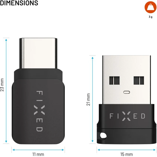 FIXED Data Blocker USB-C/USB-A redukce 240W černá - Kabely a redukce - Obrázek 1c3dd1f042514e2c9a3bd0c56fbf0d55