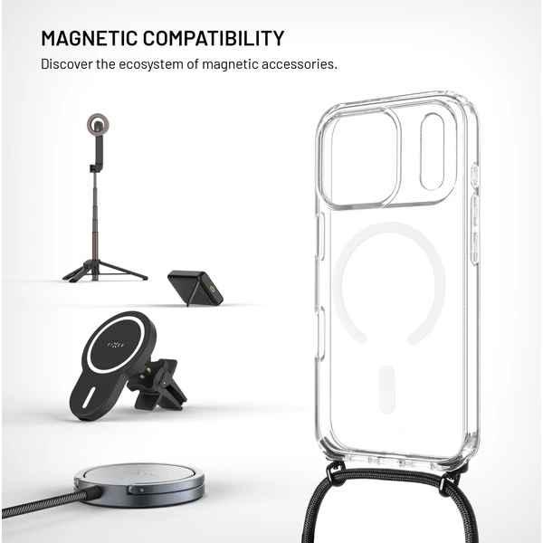 FIXED MagPure Neck kryt s černou šňůrkou na krk pro Apple iPhone 18 Pro Max - Pouzdra - Obrázek 1c440f4c57b9454a9993497369dc4489