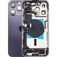 Náhradní housing pro iPhone 14 Pro Max temně fialový - Náhradní housingy