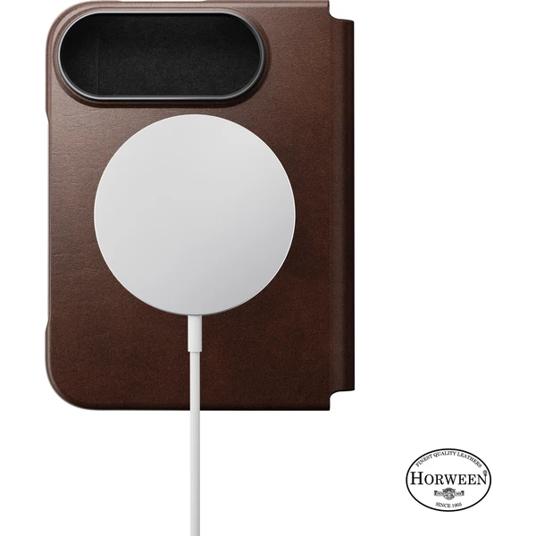Nomad Traditional Leather Folio (Horween) MagSafe kožené pouzdro iPhone Duo rustikální hnědá - Pouzdra - Obrázek 1c64587c838440708e44c5484ffd8de1