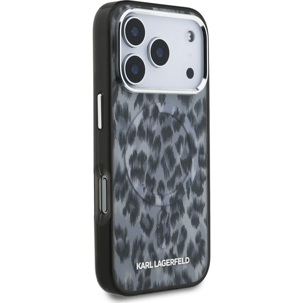 Karl Lagerfeld IML Leopard MagSafe Zadní Kryt pro iPhone 17 Pro šedý - Pouzdra - Obrázek 1c822bcb7804428ba7de4b904fd01c31