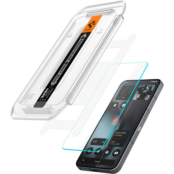 Spigen Glass tR EZ Fit tvrzené sklo Nothing Phone (3) čiré (2 ks) - Ochranné folie a skla - Obrázek 1c95c1c90e7e40949a11fefd73bf7716