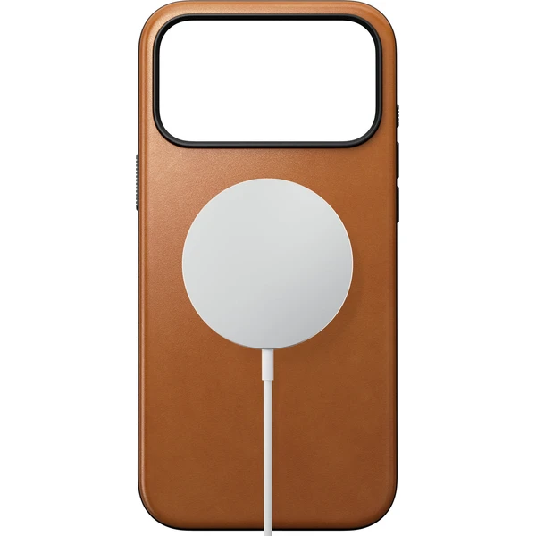 Nomad Modern Leather (Horween) MagSafe kožený kryt iPhone 18 Pro Max Saddle - Pouzdra - Obrázek 1ca65ca59eb241d6b151bed31aeb303c