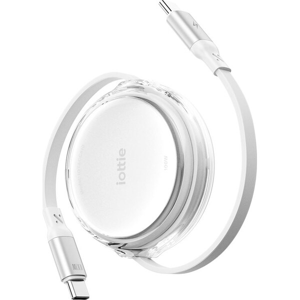 iOttie 100W Retractable samonavíjecí USB-C kabely (2 ks) bílé - Kabely a redukce - Obrázek 1cda3a5434c64d45a1372f397f14746e