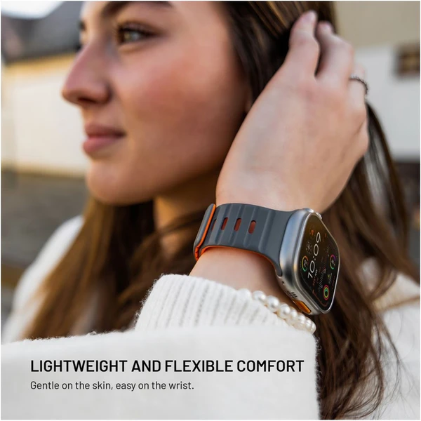FIXED Silicone Magnetic Strap řemínek Apple Watch 44/45/46/49mm světle šedý - Řemínky - Obrázek 1cf7d446a1e64bc9a30d518e62bfc86e