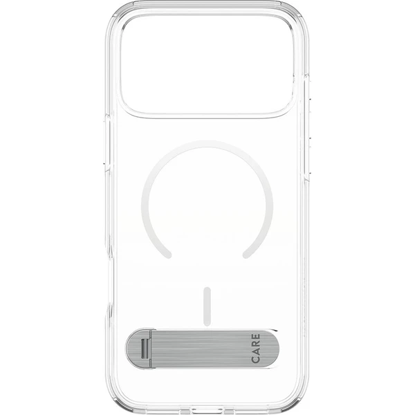 PanzerGlass® CARE Kickstand kryt s MagSafe Apple iPhone 17 Pro Max stříbrný/bílý - Pouzdra - Obrázek 1d03eb8390074f89b30cdf2a78b4e5c1
