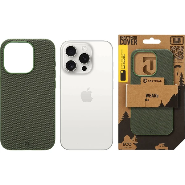 Tactical MagForce WEARe MagSafe kryt Apple iPhone 15 Pro Forest Green - Pouzdra - Obrázek 1d0f3addbd564fa79439bb504dbdfd11