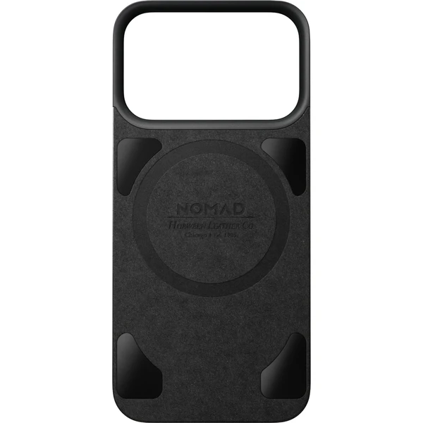 Nomad Magnetic Leather Back (Horween) MagSafe kožený kryt iPhone 18 Pro Black - Pouzdra - Obrázek 1d1751f1313a4b349062eb9b371386bd