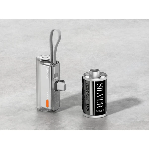 SHARGE Flow Mini 2 USB-C powerbanka (22.5 W) stříbrná - Powerbanky - Obrázek 1d2984020e48484082648b29ad176a07