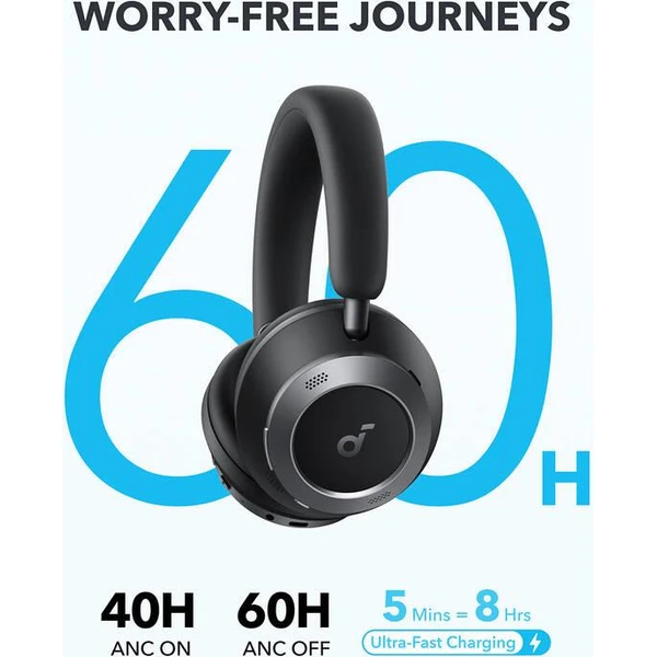 Anker Soundcore Space One Pro bluetooth sluchátka černá - Sluchátka - Obrázek 1d43844edaac47e3ab5dbfe92beb22c5