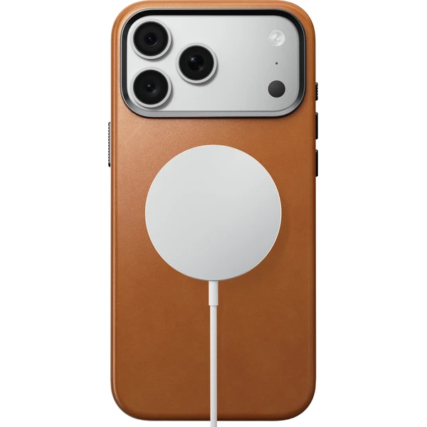 Nomad Traditional Leather (Horween) MagSafe kožený kryt iPhone 17 Pro Max/18 Pro Max Saddle - Pouzdra - Obrázek 1d72a04cacb64c99b9a2cc7ceb6342ed