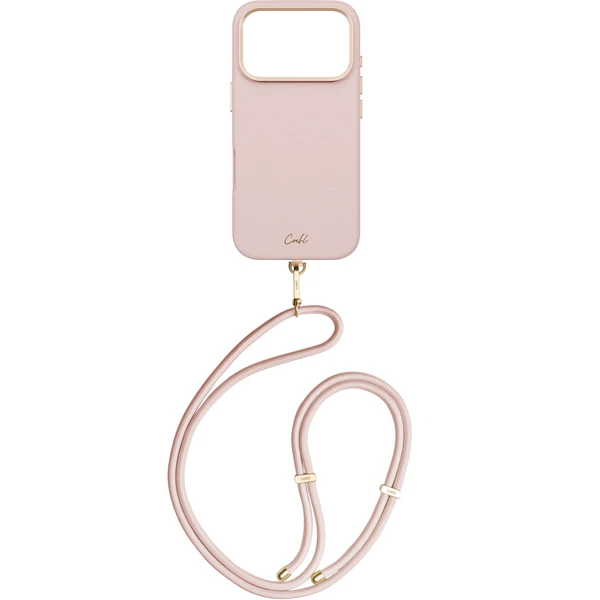 UNIQ Coehl Mirelle MagSafe kryt s poutkem iPhone 17 Pro Shell Pink - Pouzdra - Obrázek 1d747eef1b50498eb9f04d74c6ff496d
