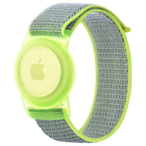 Mobile Origin AirTag Strap nylonový řemínek zelený - Náramky - Obrázek 1d7e805b9f134065acdd5fdc806c4b7a