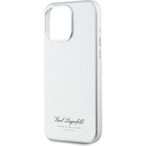 Karl Lagerfeld Grained PU Hotel RSG zadní kryt pro iPhone 15 Pro Max šedý - Pouzdra - Obrázek 1db883c7360c48508902793c8f73db7d