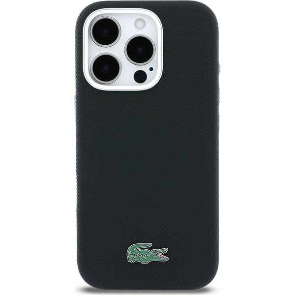 Lacoste PVC Iconic Petit Pique Metal Logo MagSafe kryt iPhone 16 Pro černý - Pouzdra - Obrázek 1dc441ddb60443dd946e21837f17cae6