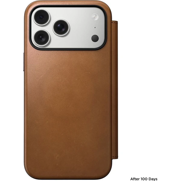 Nomad Modern Leather Folio MagSafe kožené pouzdro iPhone 17 Pro Max English Tan - Pouzdra - Obrázek 1dcc0e49c1814a76a385d22fec48912f