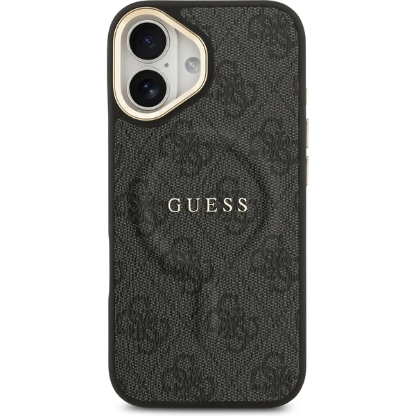 Guess PU Leather 4G Gold Frame MagSafe kryt iPhone 17 černý - Pouzdra - Obrázek 1dd48b8f3eae4f30a19cecce7efb997d