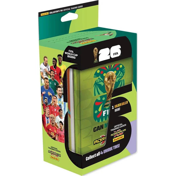 Panini FIFA World Cup 2026 Adrenalyn - Plechová krabička (Classic) - Fotbalové karty - Obrázek 1dedda6758f04c089d1f5e6a70845646