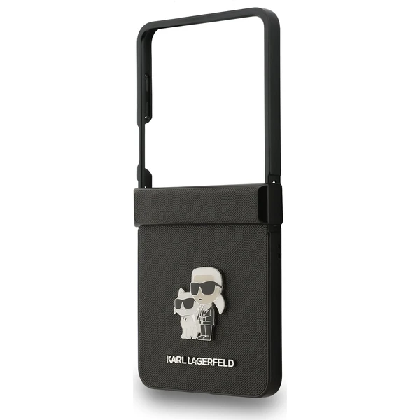 Karl Lagerfeld PU Saffiano Karl and Choupette kryt Samsung Galaxy Z Flip 7 černý - Pouzdra - Obrázek 1e0182b7096244d0a2b9e3d7f059b896