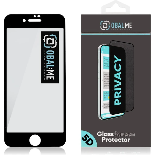 OBAL:ME Privacy 5D tvrzené sklo Apple iPhone 7/8/SE (20/22) černé - Ochranné folie a skla - Obrázek 1e1abf6e7f9e425babb6c3e6a4345a1d