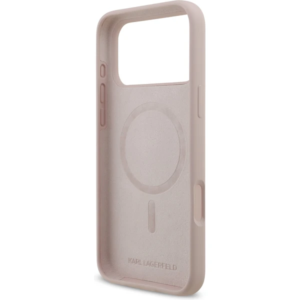 Karl Lagerfeld Liquid Silicone Karl and Choupette MagSafe kryt iPhone 17 Pro Max růžový - Pouzdra - Obrázek 1e731fd0ea9f4223bcb8948a66adc05b