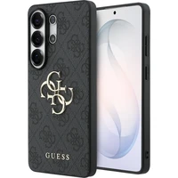 Guess PU 4G Metal Logo kryt Samsung Galaxy S26 Ultra šedý - Pouzdra