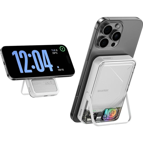 SHARGE IceMag 2 Qi2/MagSafe powerbanka s aktivním chlazením šedá - Powerbanky - Obrázek 1ec39d179626468ebb02d7a1cc7b14e2