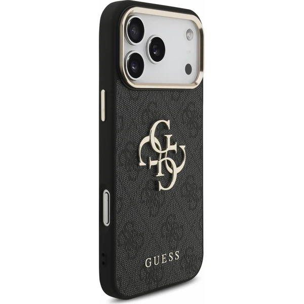 Guess PU 4G Metal Logo Strap kryt iPhone 18 Pro Max černý - Pouzdra - Obrázek 1ecfee027850470eaad176c177783e7e