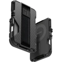 Aulumu G03 Multi-Tool Magnetic Metal Wallet MagSafe peněženka Carbon Fiber Cover - Peněženky