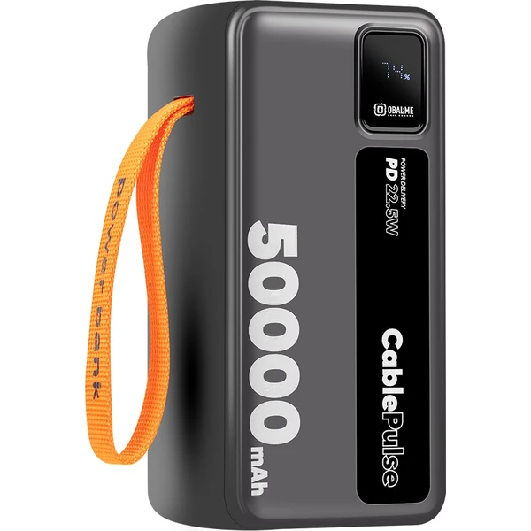 OBAL:ME CablePulse Powerbanka 50000mAh, 22,5W černá - Powerbanky - Obrázek 1ef7012c2c00478aaf523297d1cd0ffa