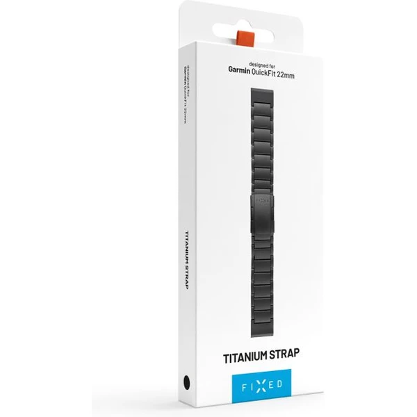 FIXED Titanium Strap titanový řemínek Garmin QuickFit 22mm, černý - Řemínky - Obrázek 1ef793fc8489408b87ef099481236aac