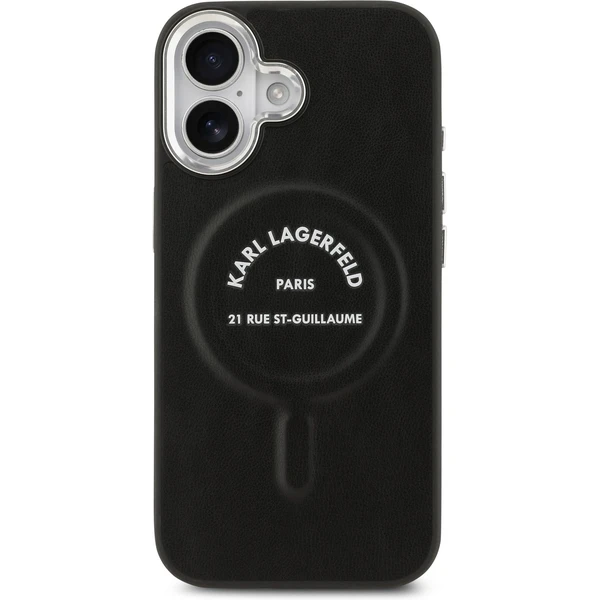Karl Lagerfeld PU RSG Logo MagSafe kryt iPhone 17 černý - Pouzdra - Obrázek 1f07acd6057842789cac4c30ebe1149c