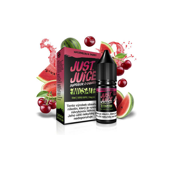Just Juice Salt Vodní meloun & třešeň 10ml (20mg)