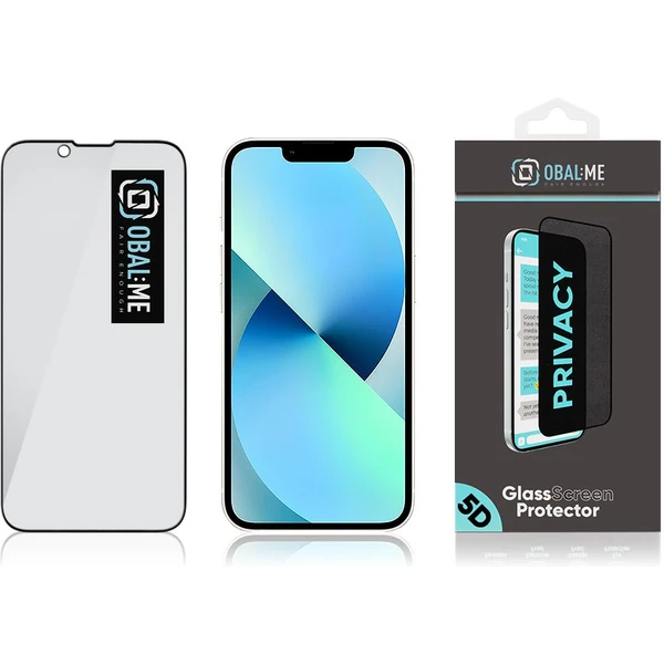 OBAL:ME Privacy 5D tvrzené sklo Apple iPhone 13 Mini černé - Ochranné folie a skla - Obrázek 1f3df4a5df884c6685312c7a543addec