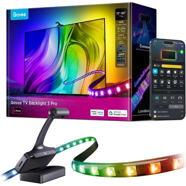 Govee TV Backlight RGBIC Černá