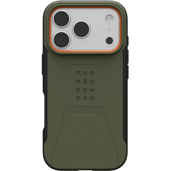 UAG Civilian Magsafe kryt iPhone 17 Pro zelený/oranžový - Pouzdra - Obrázek 1f4b97d7a46f4c0fa1cd83a266fd1a40