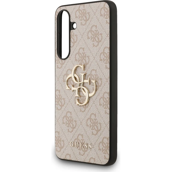 Guess PU 4G Metal Logo Zadní Kryt pro Samsung Galaxy S25 FE růžový - Pouzdra - Obrázek 1f4dcd92041b4491ba3c87968fa96b1a