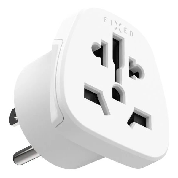 FIXED USA adaptér pro zapojení UK, US, AUS nabíječek do USA zásuvek bílý - Nabíječky - Obrázek 1f63df109ea8418788960457e3815375