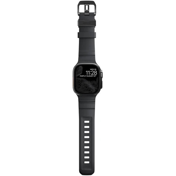 Nomad Rocky Point Band řemínek Apple Watch 49/45/44/42mm černý/tmavě šedý - Řemínky - Obrázek 1f6f45de5d1349fdb7389808cec840e1