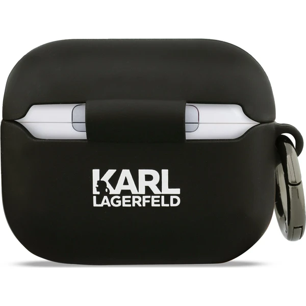 Karl Lagerfeld 3D Logo NFT Choupette Head silikonové pouzdro pro AirPods Pro 3 černé - Pouzdra - Obrázek 1f720535c4b24df1b5ceea7bf1626b37
