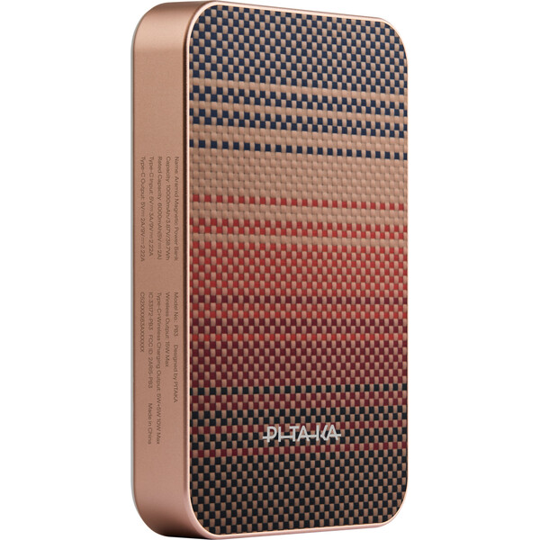Pitaka Power Bank Qi2, 10 000 mAh Sunset
