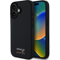 Oracle Red Bull Racing Carbon Shiny Logo MagSafe kryt iPhone 16 černý - Pouzdra